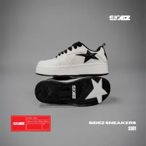 SNEAKERS SS01 [WHITE/BLACK]