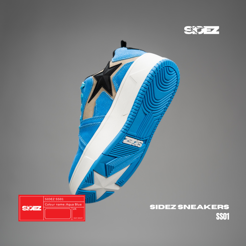 SIDEZ SNEAKERS AQUA BLUE - Image 6