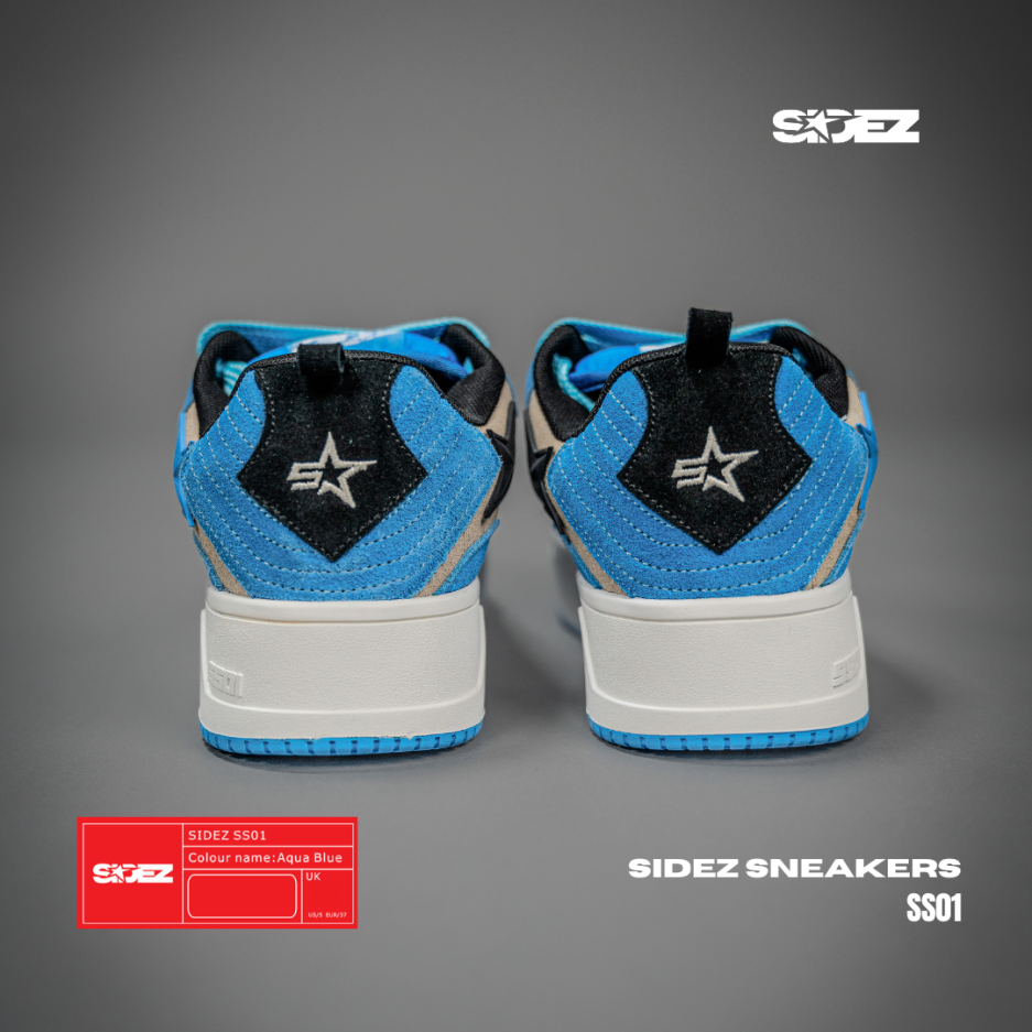 SIDEZ SNEAKERS AQUA BLUE - Image 9